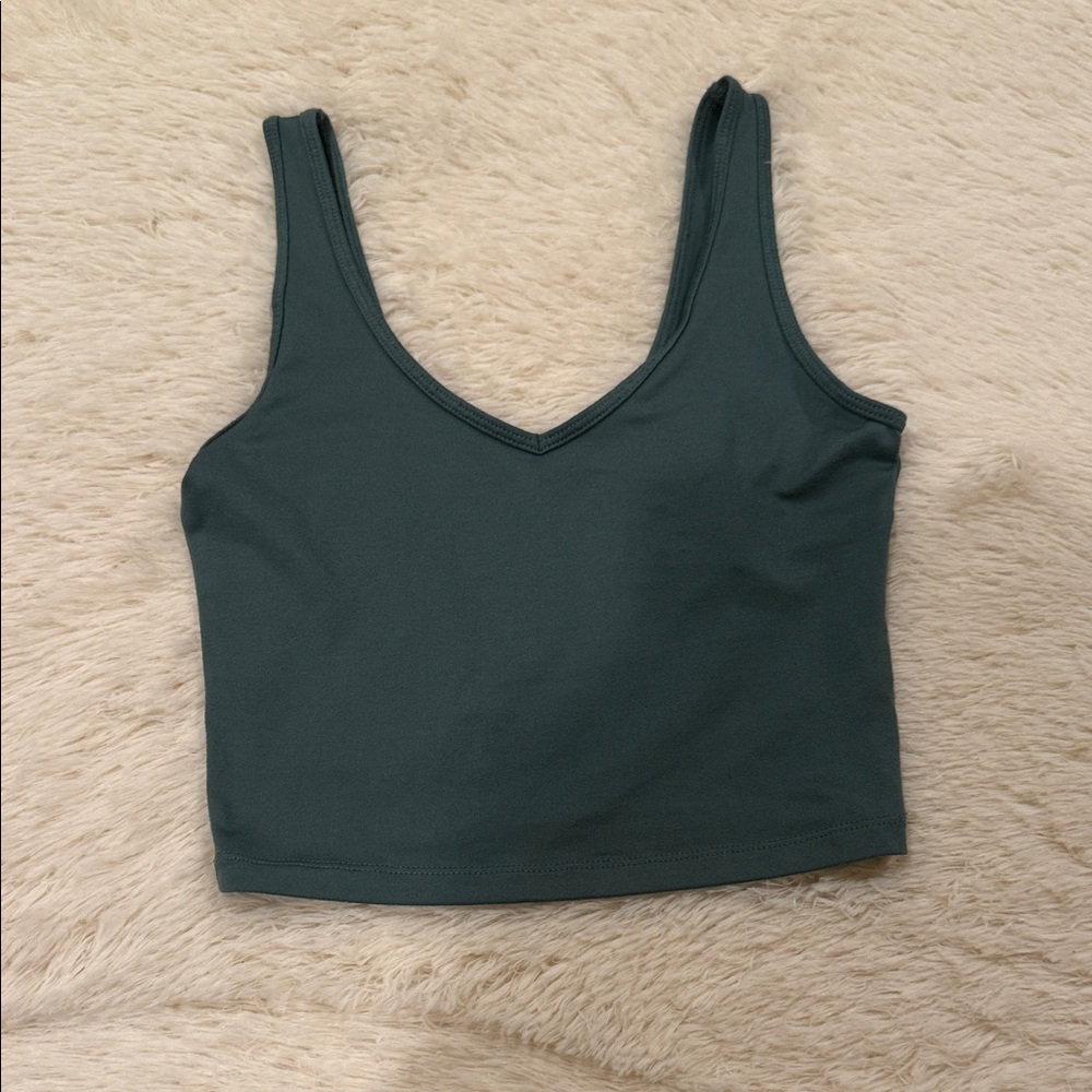 Hollister Dark Teal Crop Top